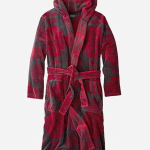 Pendleton jacquard French Terry cotton robe